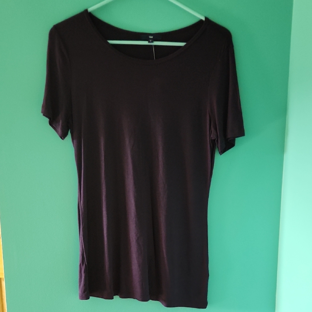 Gap Women's Deep Purple Short Sleeve Tee